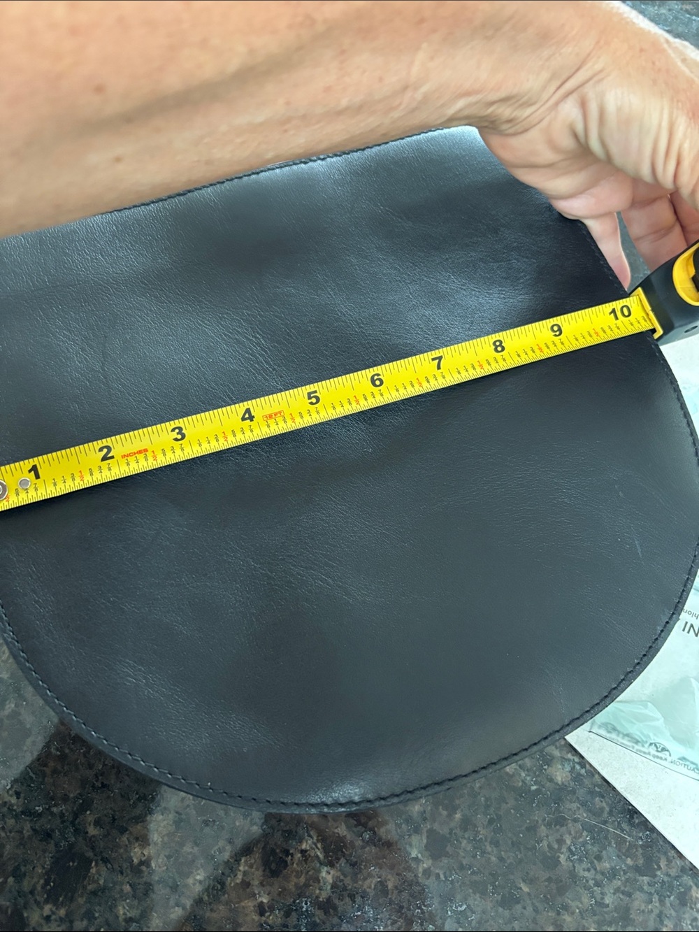 MADEWELL Black Saddle Crossbody Bag - Women brand new - Picture 7 of 8